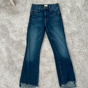 MOTHER the Insider Crop Step Fray, sweet and sassy, size 24